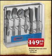 Prochef Stainless Steel Cutlery Set-60 Piece