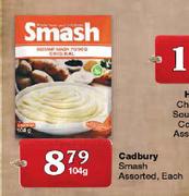 Cadbury Smash Assorted-104g Each