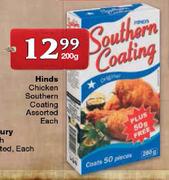 Hinds Chicken Southern Coating Assorted-200g Each