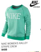 Nike Women's Ralley Stripe Crew