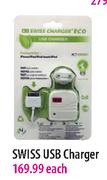 Swiss USB Charger-Each