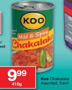 Koo Chakalaka Assorted-410g Each
