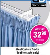 Steel Curtain Tracks (Double Tracks Only)-1m