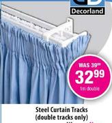 Steel Curtain Tracks (Double Tracks Only)-3m