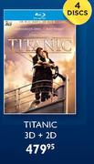 Blu-Ray Disc Titanic 3D + 2D