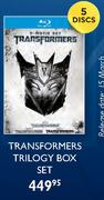 Blu-Ray Disc Transformers Trilogy Box Set
