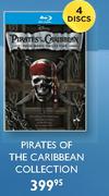 Blu-Ray Disc Pirates Of The Caribbean Collection