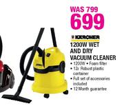 Karcher Wet and Dry Vacuum Cleaner-1200W