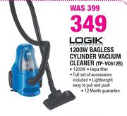 Logik Bagless Cylinder Vacuum CLeaner-1200W(TP-VC612B)