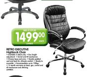 Retro Executive Highback Chair Each