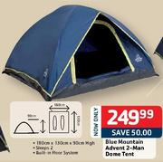 Blue Mountain Advent 2-Man Dome Tent