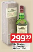 The Glenlivet 12-Year Old Whisky-750ml Each