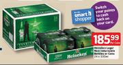 Heineken Lager Non-Returnable Bottles or Cans-24 x 330ml Per Case