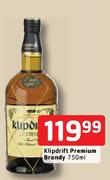 Klipdrift Premium Brandy-750ml