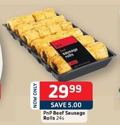 Pnp Beef Sausage Rolls-24's