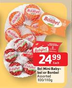 Bel Mini Baby-Bel Or Bonbel Assorted-100/110g Each 