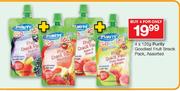Purity Goodies Fruit Snack Pack Assorted-4x120g