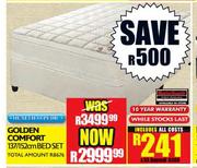 Golden Comfort 137cm/152cm Bed Set
