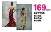 Universal Ladies Canvas Prints-Each