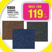 Van Dyck Econorib Carpet Tiles-2 Sqm Per Pack