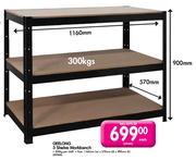 Geelong 3 Shelve Workbench Each