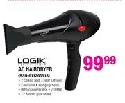 Logik AC Hairdryer(RSH-011203018)