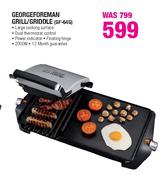 George Foreman Grill/Griddle(GF-64G)