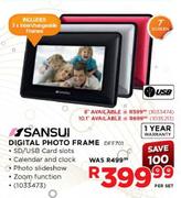 Sansui Digital Photo Frame-7"