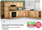 4 Piece Amelia Oak Kitchen Scheme