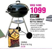 Weber 57cm Compact Kettle Braai-Each