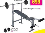 Trojan 25Kg Barbell Set