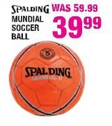 Spalding Mundial Soccer Ball-Each