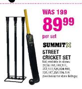 Summit Street Cricket Set-Per Set