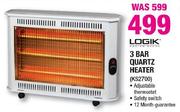 Logik 3 Bar Quartz Heater (KS2700)
