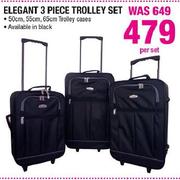 Elegant 3 Piece Trolley Set-Per Set