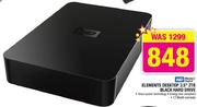 Western Digital Elements Desktop 3.5" 2TB Black Hard Drive