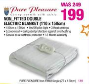 Pure Pleasure Non_Fitted Double Electric Blanket (110X150Cm)