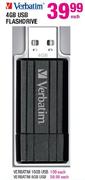 Verbatim 4GB USB Flash Drive-Each