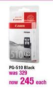 Canon PG-510 Black Ink-Each