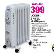 Logik 9 Fin Oil Heater (NY-J9)