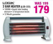 Logik 3 Bar Heater (LGB-333)