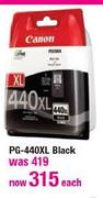 Canon PG-440XL Black Ink-Each