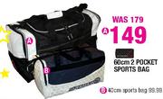 2 Pocket Sports Bag-60cm Each