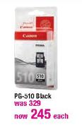 Canon PG-510 Black Each