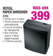 Royal Paper Shredder(CX6)