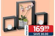 Creative Native 3-Piece Cube Shelving-Each