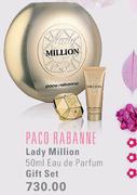 Paco Rabanne Lady Million Eau De Parfum Gift Set-50Ml