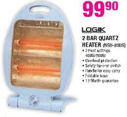 Logik 2 Bar Quartz Heater(NSB-80BS)