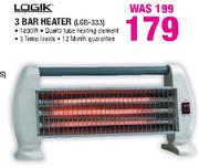 Logik 3 Bar Heater(LGB-333)