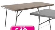 Steel Canteen Table